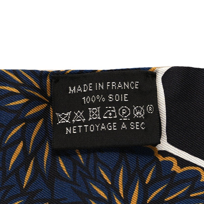 Hermes Silk Three Graces Twilly Black Gold Taupe 3 of 4