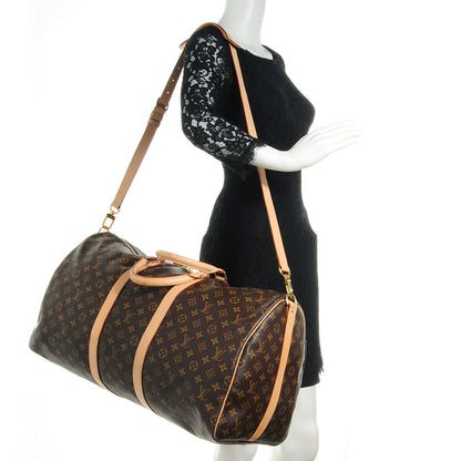 Louis Vuitton Monogram Keepall Bandouliere 55 2 of 8