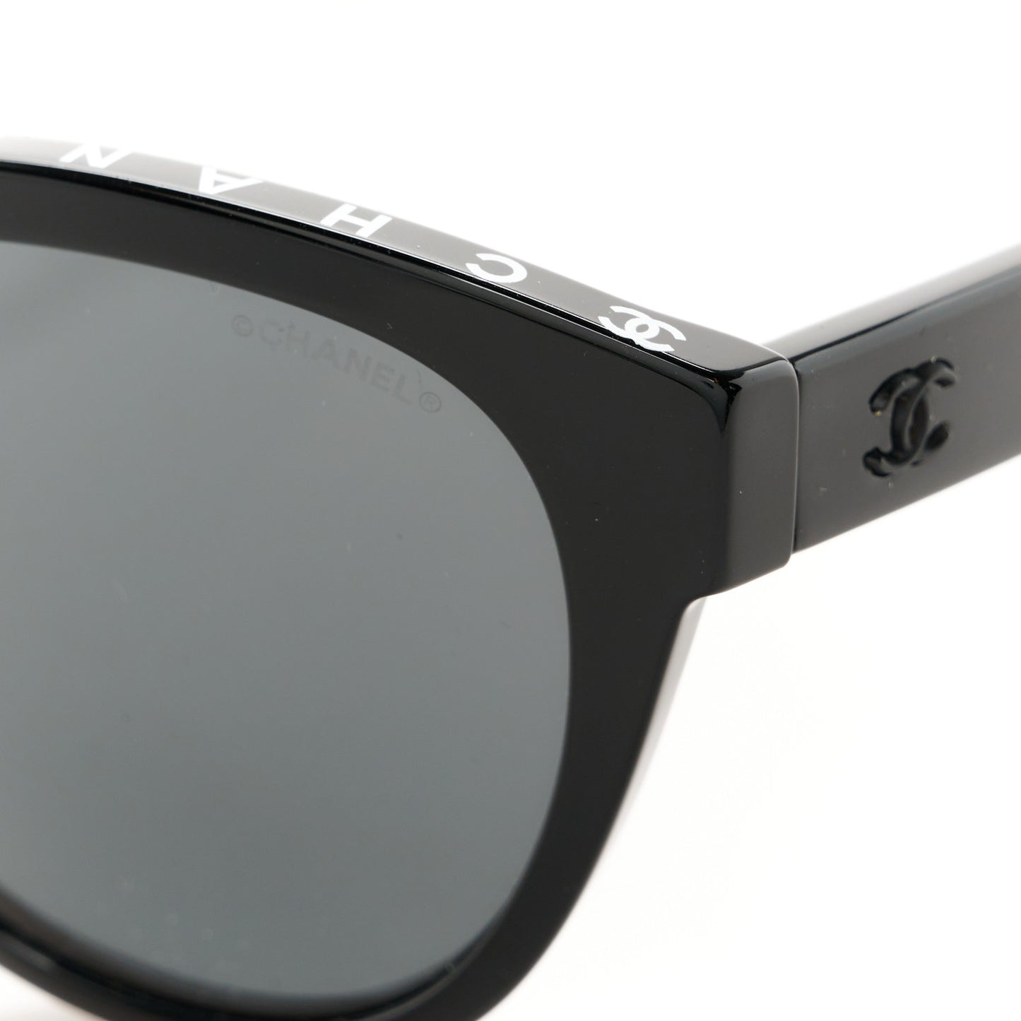 Acetate CC Butterfly Sunglasses 5414-A Black