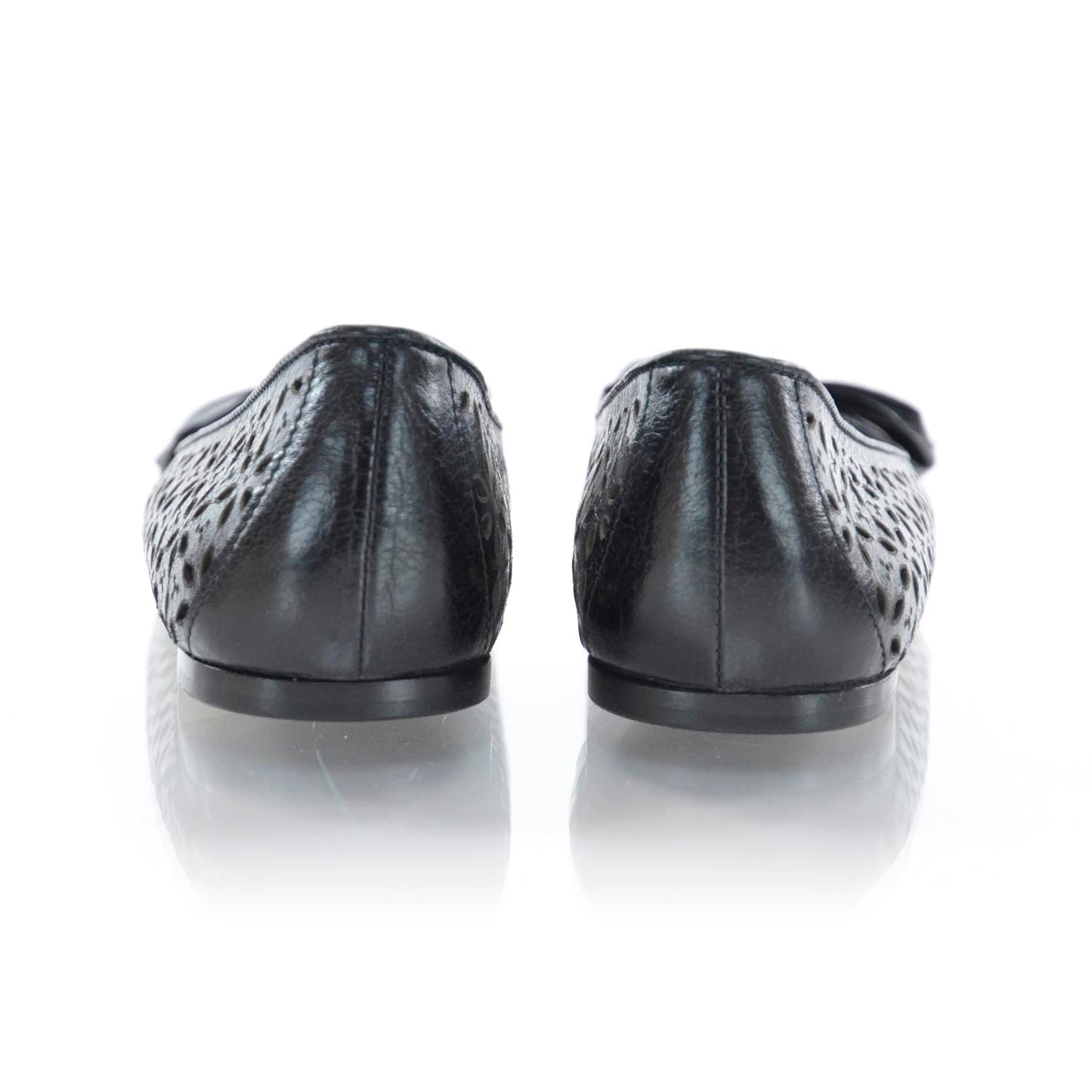 Perforated Bow Flats 36.5 Black