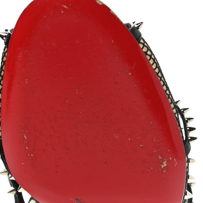 Christian Louboutin Rete Mini Resille Kid Specchio Alarc 100 Pump 36 Black 6 of 9