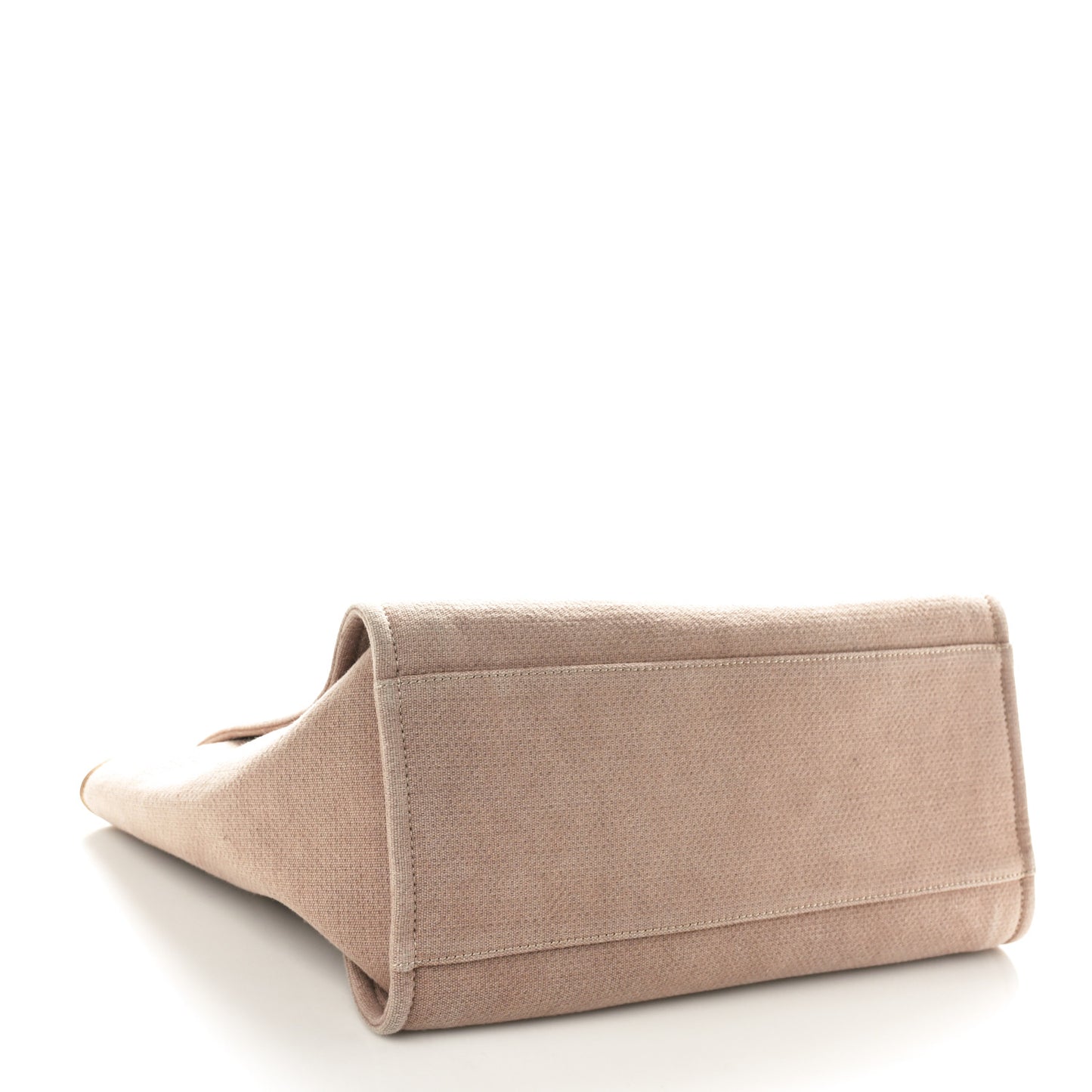 Mixed Fibers Medium Deauville Tote Beige