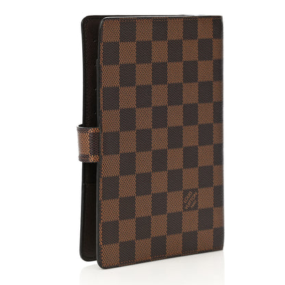 Louis Vuitton Damier Ebene Medium Ring Agenda Cover 3 of 13