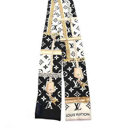 Louis Vuitton Silk Monogram Confidential Bandeau Black 2 of 4