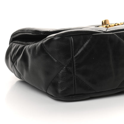 Chanel Goatskin Quilted Medium Chanel 19 Flap Black 8 of 9