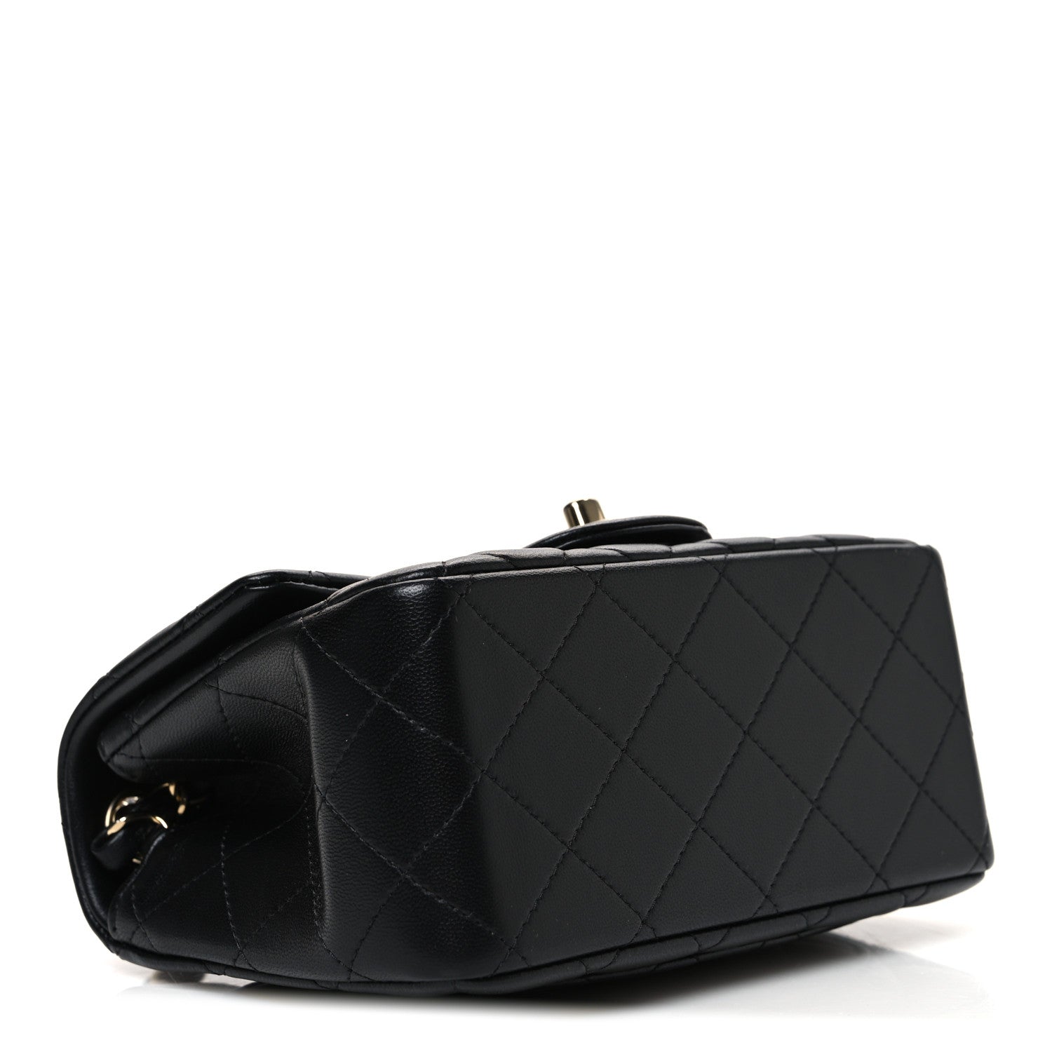 Chanel Lambskin Quilted Mini Square Flap Black 4 of 10