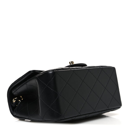 Chanel Lambskin Quilted Mini Square Flap Black 4 of 10