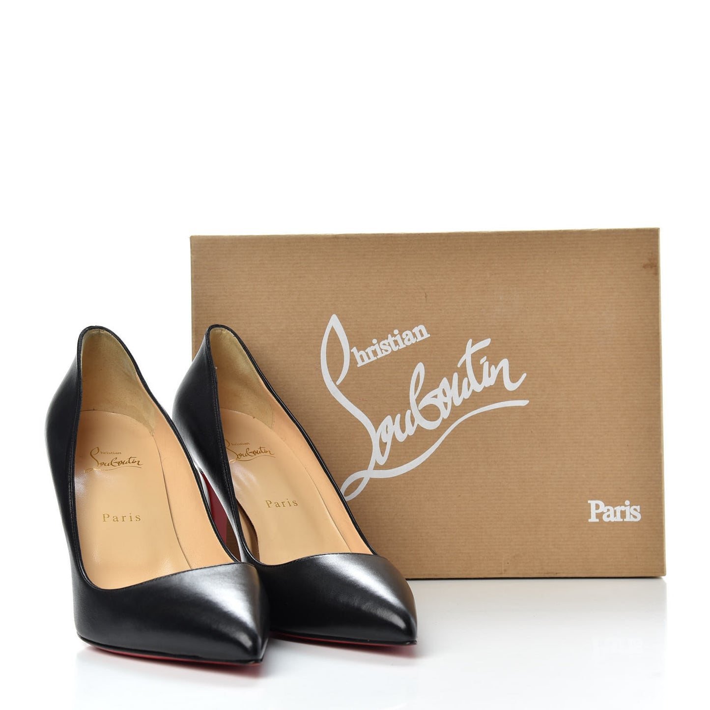 Shiny Nappa Pigalle 85 Pumps 41.5 Black