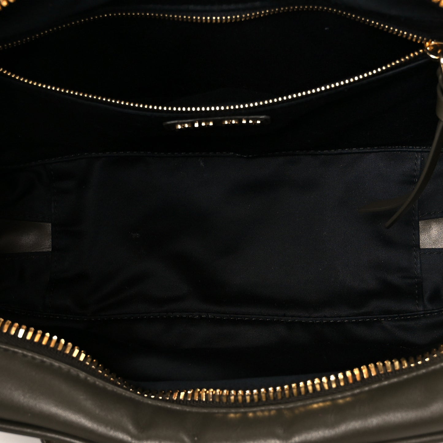 Calfskin Arcadie Top Handle Bag Military Green