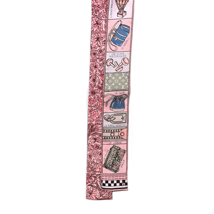 Louis Vuitton Silk Jeu De Louis BB Bandeau Rose 2 of 8