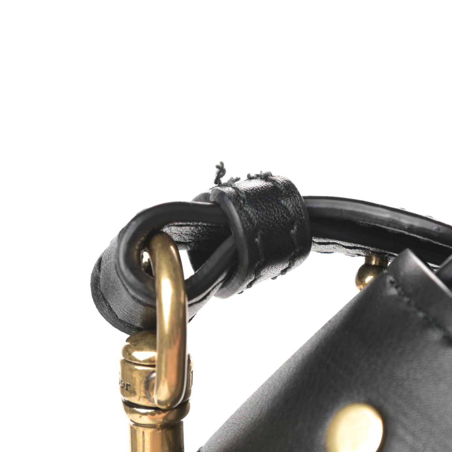 Calfskin Dioraddict Top Handle Black