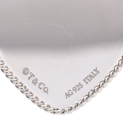 Tiffany Sterling Silver Medium Twist Heart Charm 3 of 4