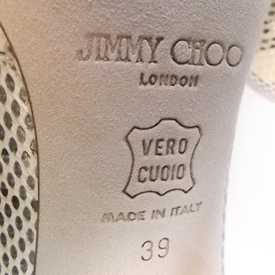 Jimmy Choo Watersnake Margo Pumps 39 6 of 7