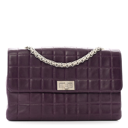 Chanel Lambskin Chocolate Bar Mademoiselle Flap Purple 1 of 14