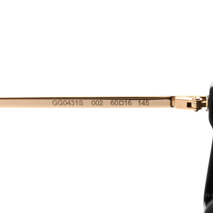 Gucci Acetate Crystal Mask-Frame Sunglasses GG0431S Black 5 of 7