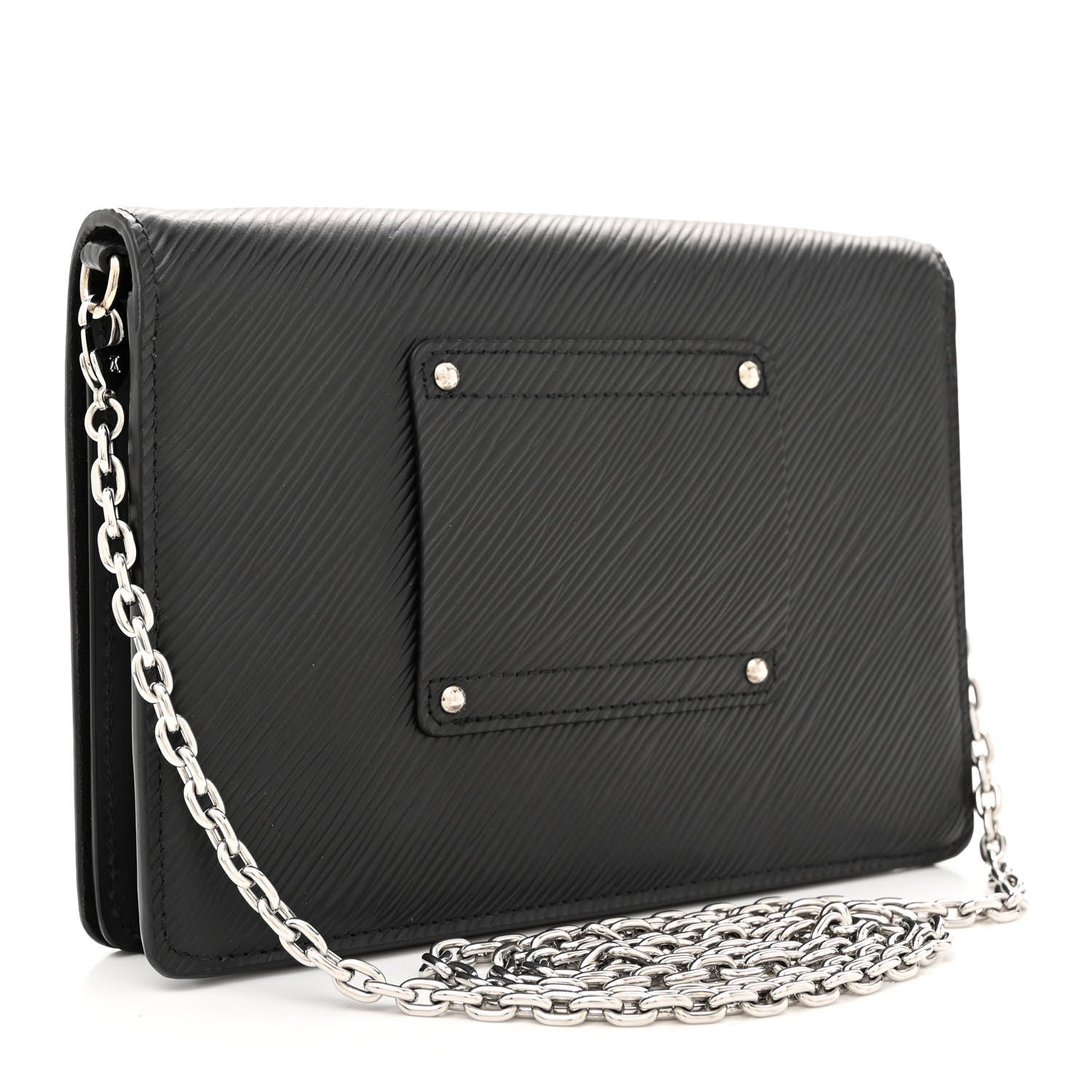 Louis Vuitton Epi Twist Belt Chain Wallet Black 3 of 11