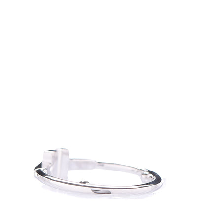 Tiffany 18K White Gold T Wire Ring 49 4.75 3 of 6