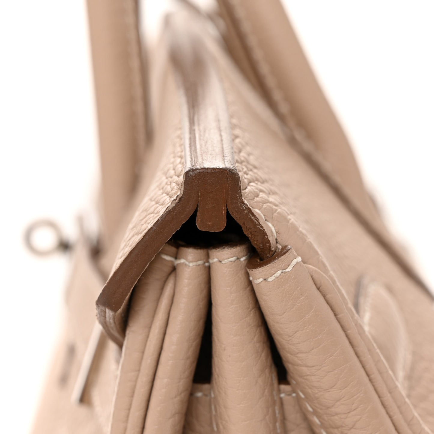 Taurillon Clemence Birkin 35 Gris Tourterelle