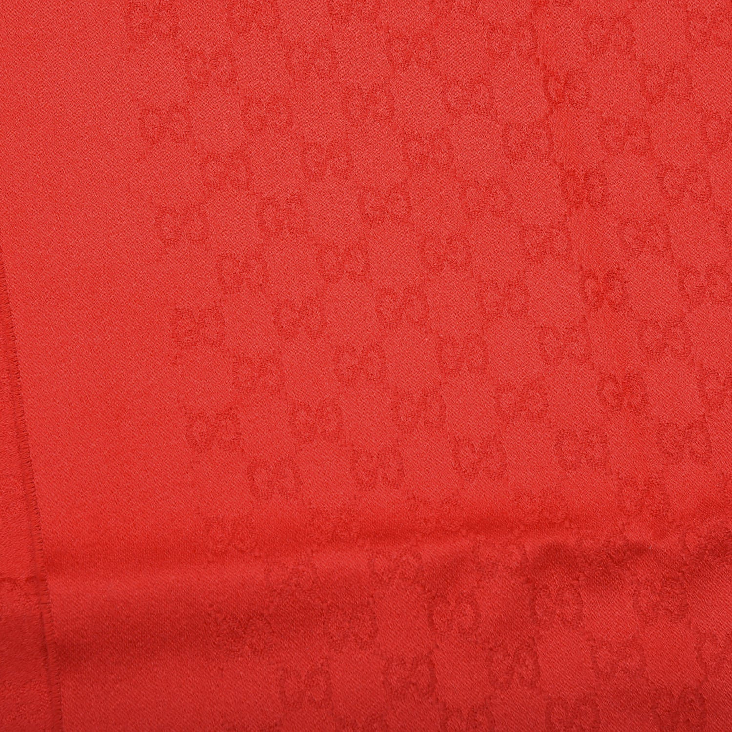 Gucci Cashmere GG Monogram Gem Lux Scarf Flame 3 of 3