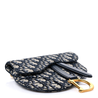 Christian Dior Oblique Saddle Belt Pouch Blue 4 of 11