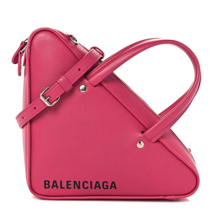 Balenciaga Calfskin XS Triangle Duffle Pink 1 of 10