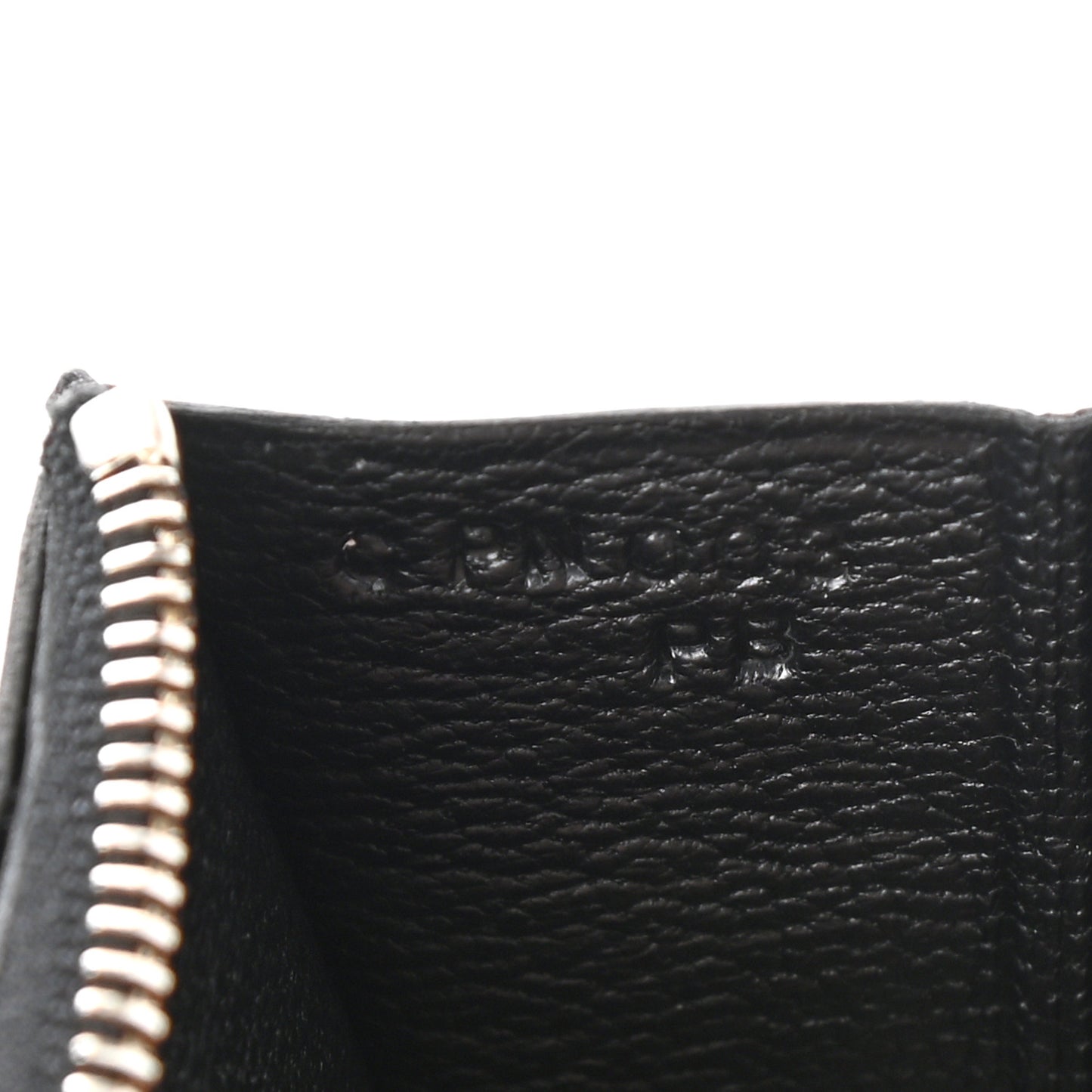 Matte Alligator Constance Short Wallet Black