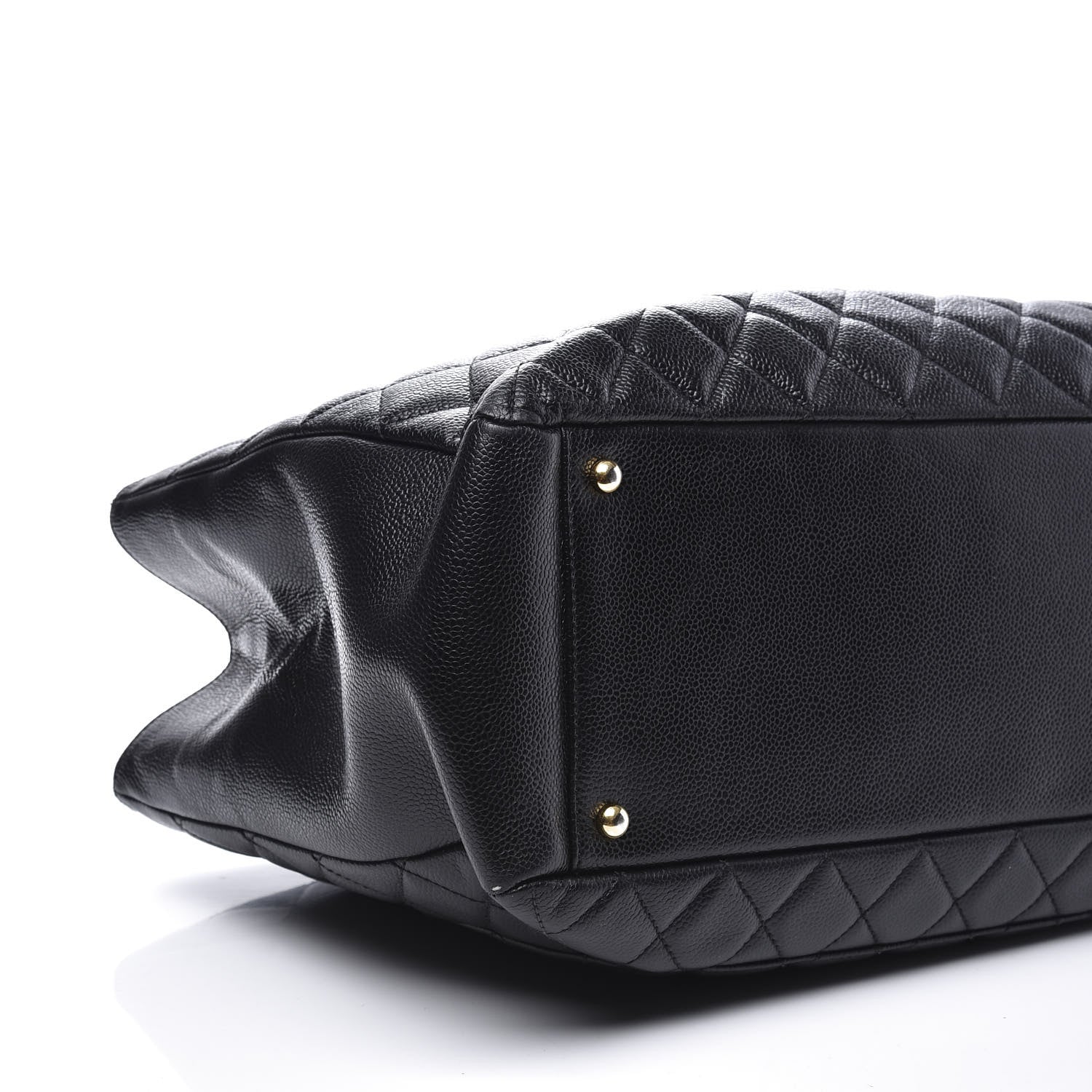 Chanel Caviar Quilted XL Grand Shopping Tote GST Black 5 of 12