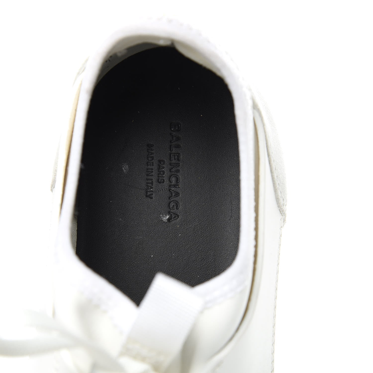 Balenciaga Calfskin Neoprene Mesh Suede Race Runner Sneakers 40 White Black 8 of 11