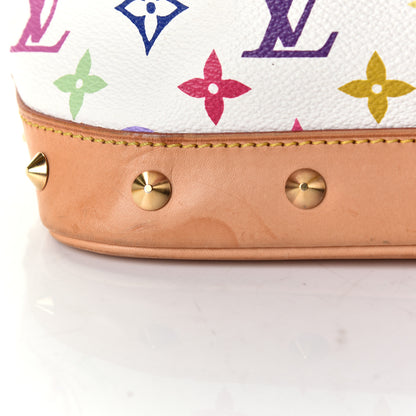 Louis Vuitton Monogram Multicolor Alma White 5 of 7
