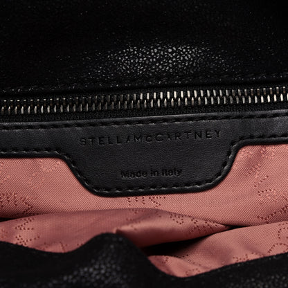 Stella McCartney Shaggy Deer Falabella Fold Over Tote Black 9 of 12