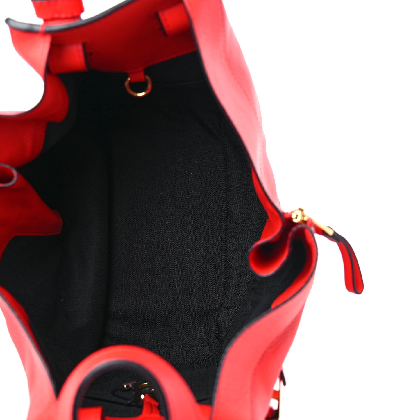 Calfskin Small Hammock Shoulder Bag Scarlet Red