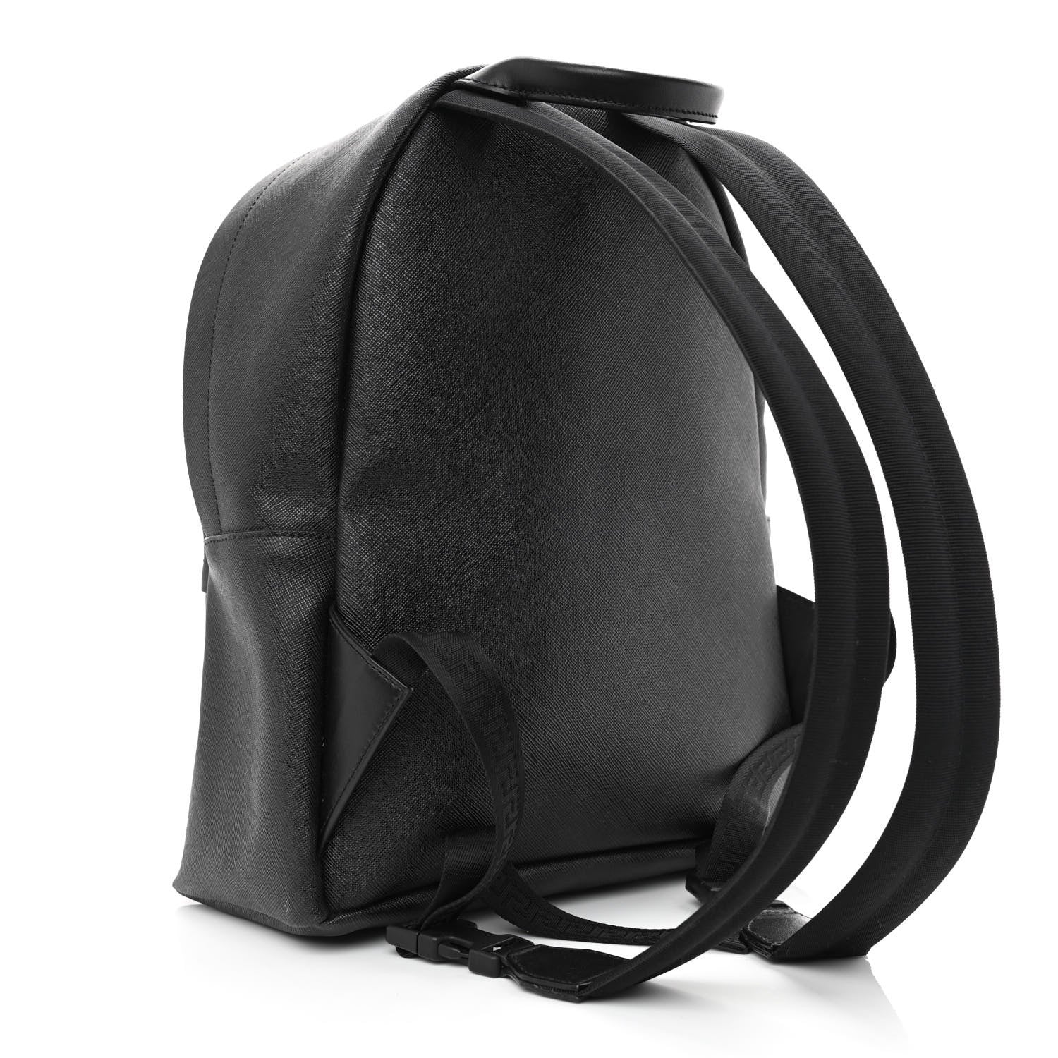 Versace Saffiano Calfskin Medusa Backpack Black 3 of 11