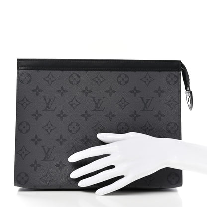 Louis Vuitton Monogram Eclipse Reverse Pochette Voyage MM 2 of 6