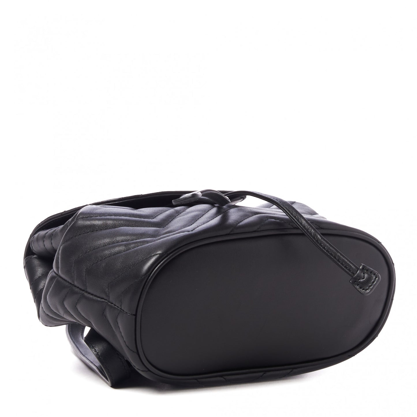 Calfskin Matelasse GG Marmont Flap Backpack Black