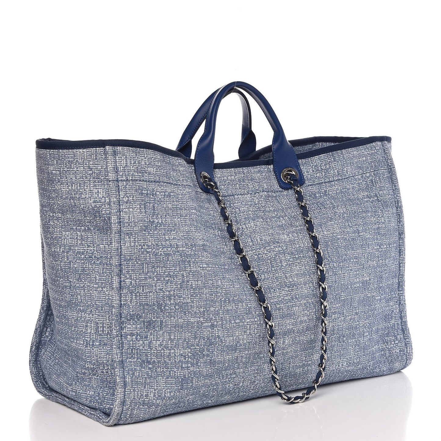 Canvas Extra Large Deauville Tote Blue