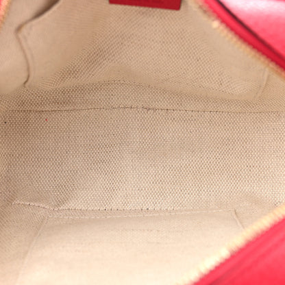 Gucci Pebbled Calfskin Small Soho Disco Bag Tabasco Red 4 of 10