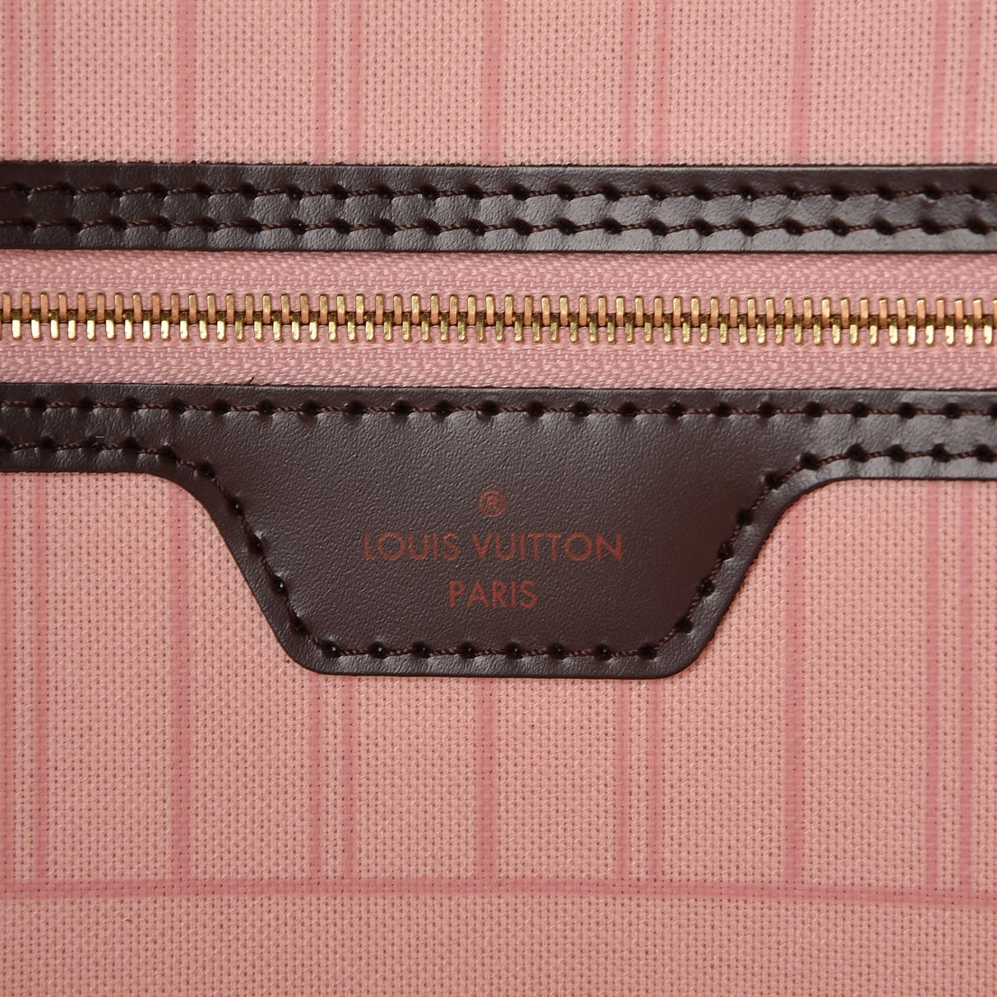 Damier Ebene Neo Neverfull MM Rose Ballerine