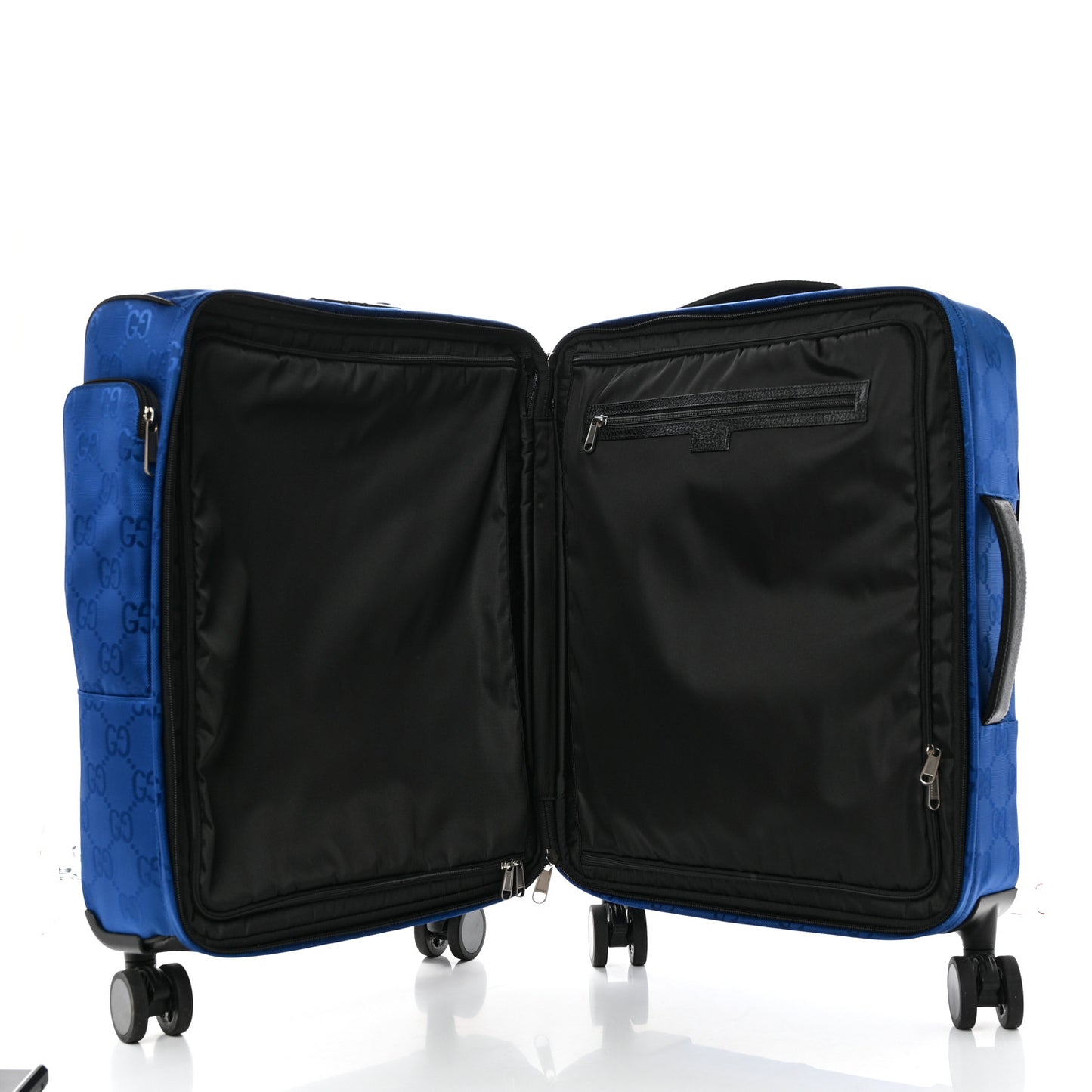 Econyl Nylon Monogram Off The Grid Suitcase Guilted Blue Black