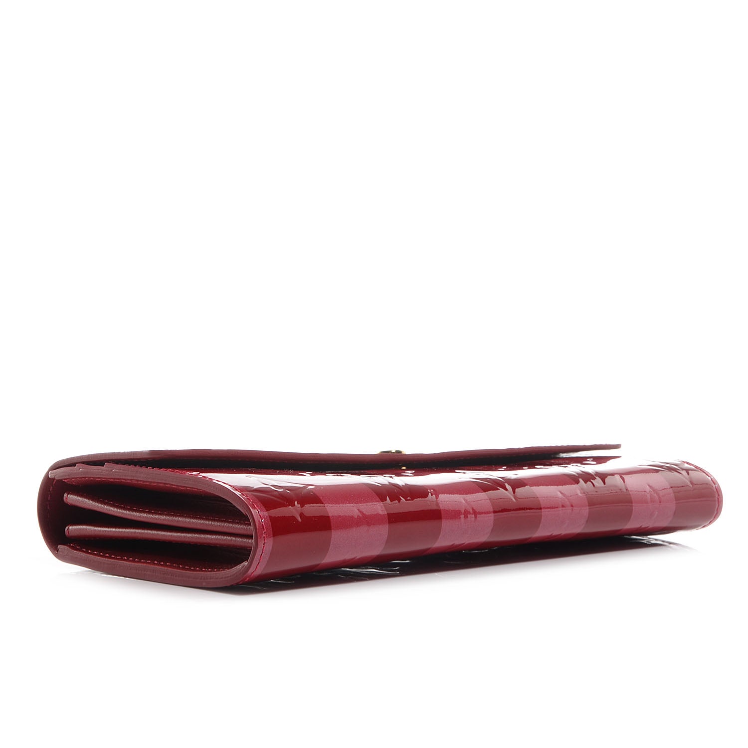 Louis Vuitton Vernis Rayures Sarah Wallet Pomme D'Amour 4 of 8