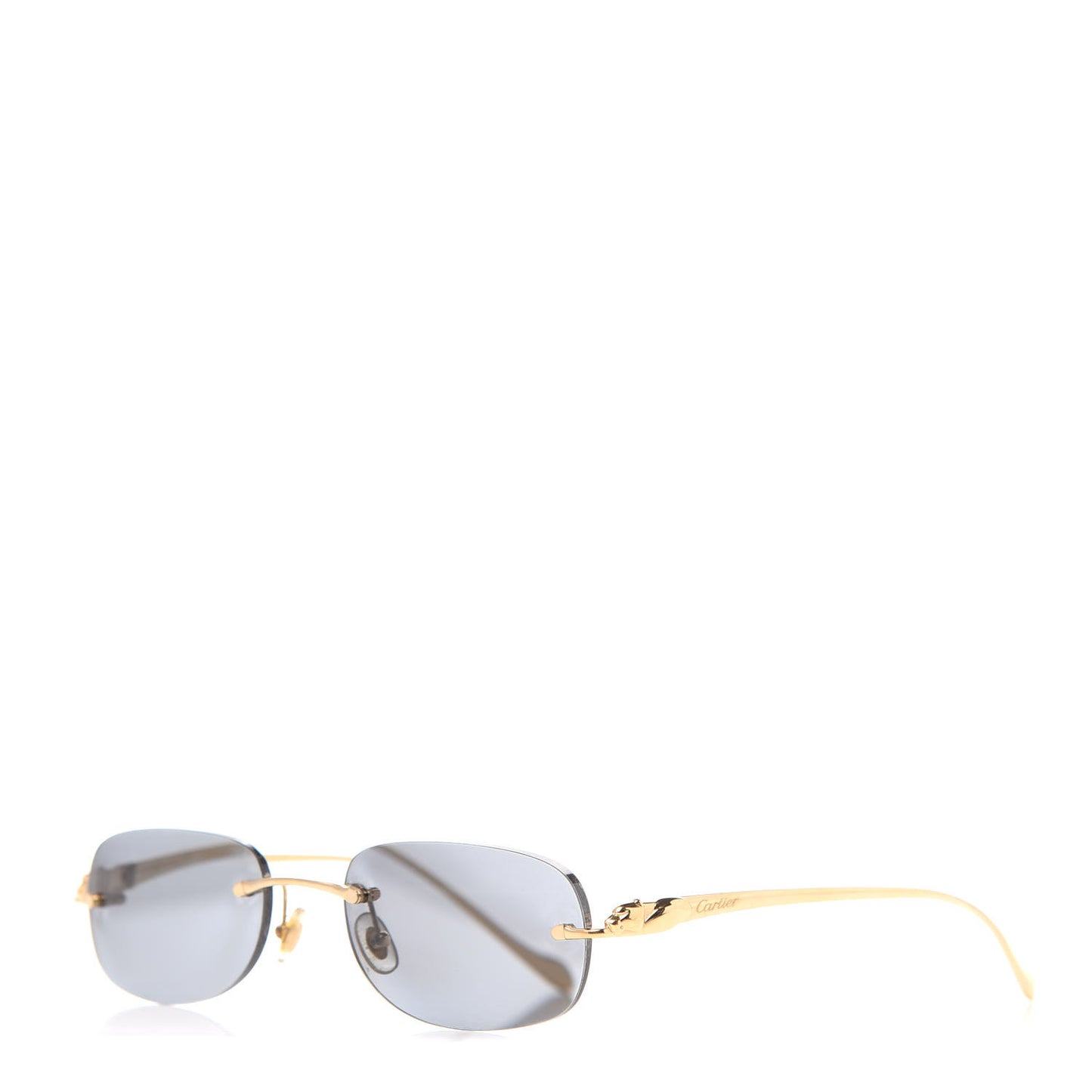 Metal Panthere De Sunglasses Gold