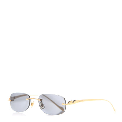Cartier Metal Panthere De Sunglasses Gold 1 of 6
