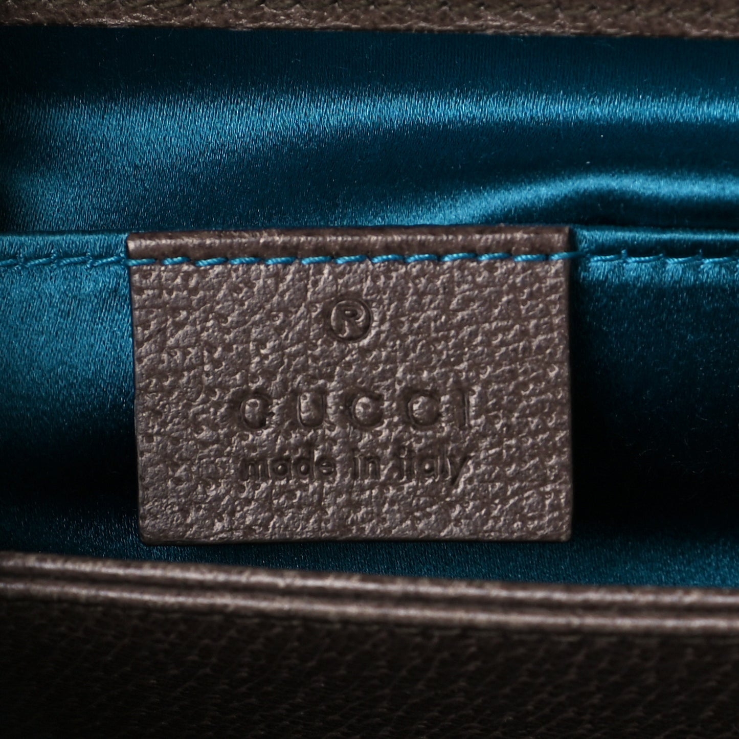 GG Supreme Monogram Web Small Ophidia Chain Shoulder Bag Brown