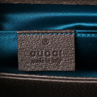 Gucci GG Supreme Monogram Web Small Ophidia Chain Shoulder Bag Brown 6 of 12