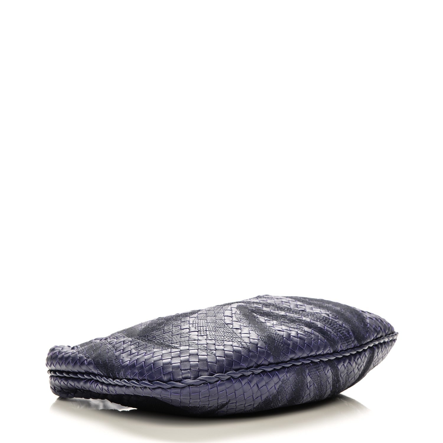 Bottega Veneta Embroidered Nappa Intrecciato Large Veneta Hobo Atlantic 4 of 8