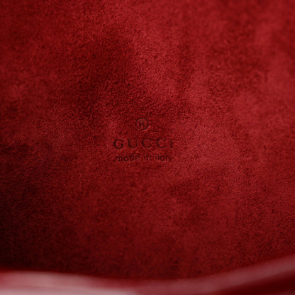 Gucci Crinkled Patent Mini Dionysus Shoulder Bag Rosso Ancora Red 6 of 12