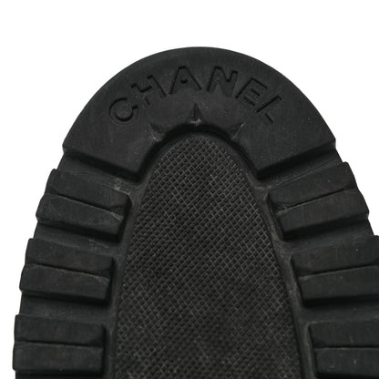Chanel Calfskin Cap Toe CC Ankle Boots 39 Black 6 of 13