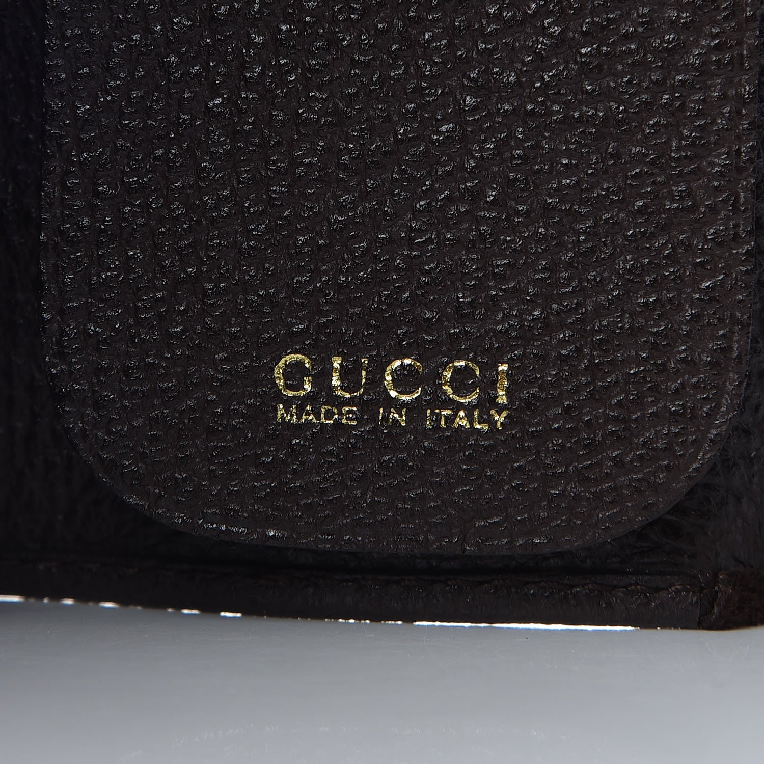 Gucci Suede Bamboo 6 Key Holder Case Dark Brown 6 of 7