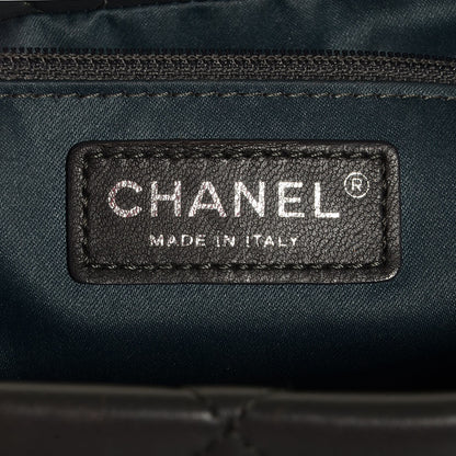 Chanel Lambskin Quilted Small Coco Loop Tote Grey 6 of 7