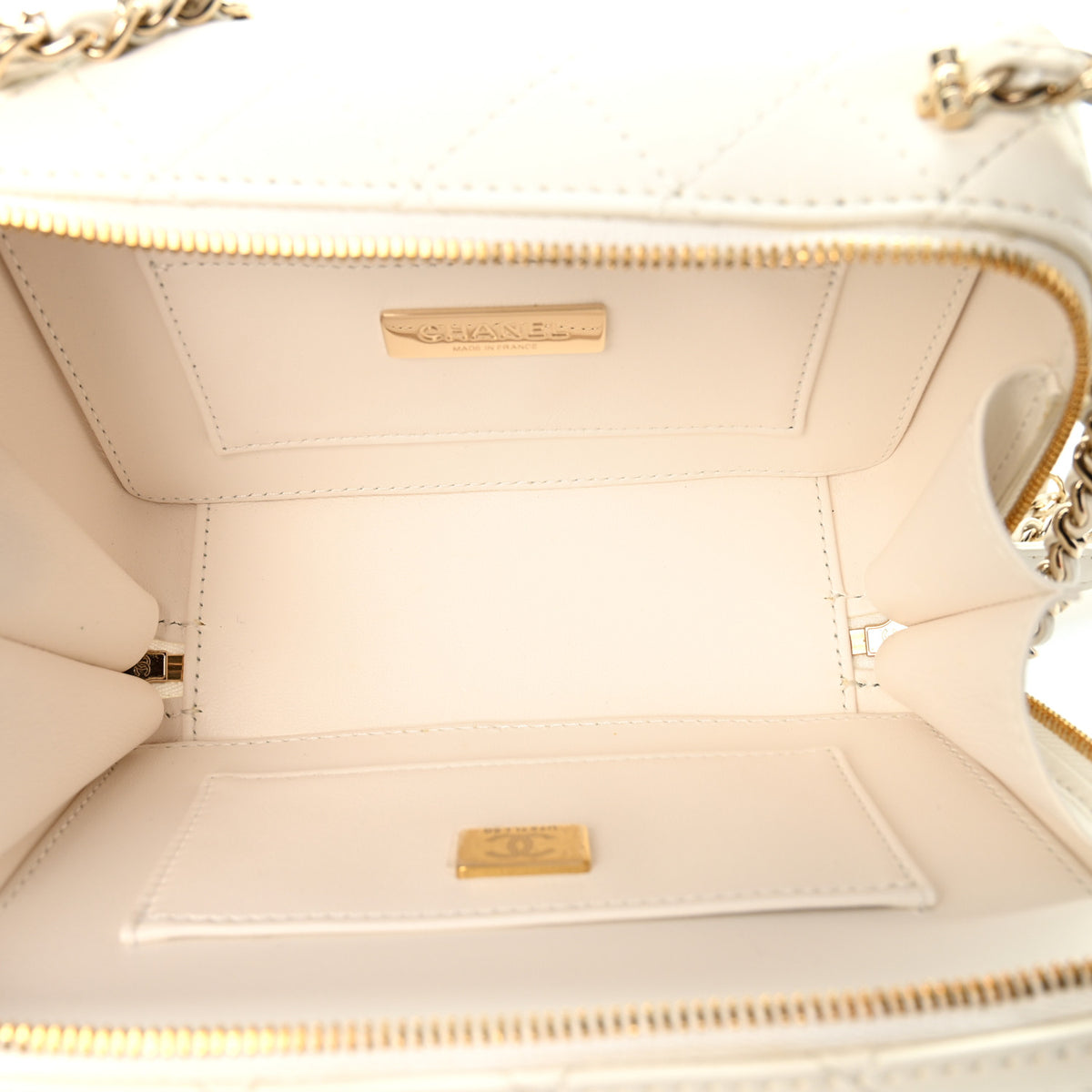 Chanel Lambskin Quilted Coco Click Bag White 5 of 10