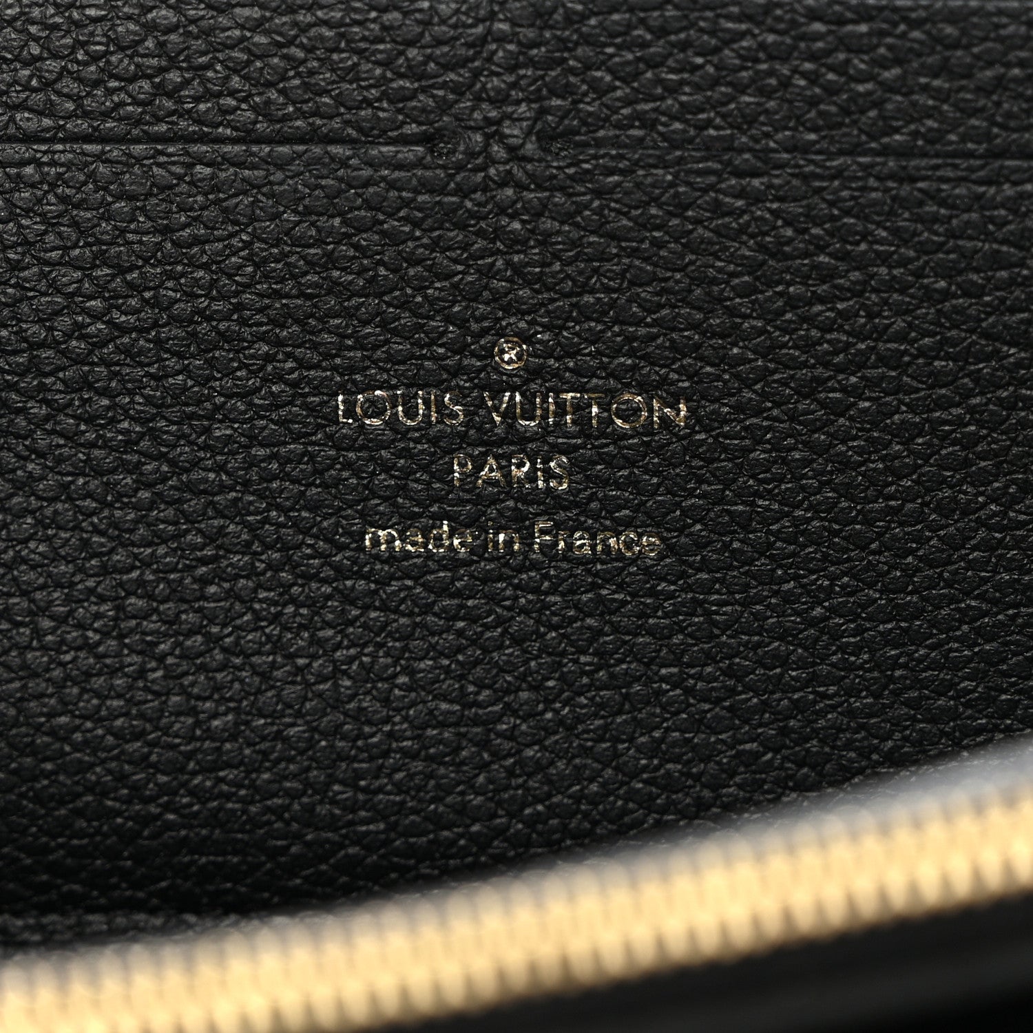 Louis Vuitton Empreinte Clemence Wallet Black 6 of 9